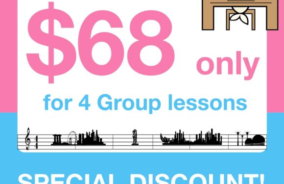 EE Music – $68 only for 4 group lessons!